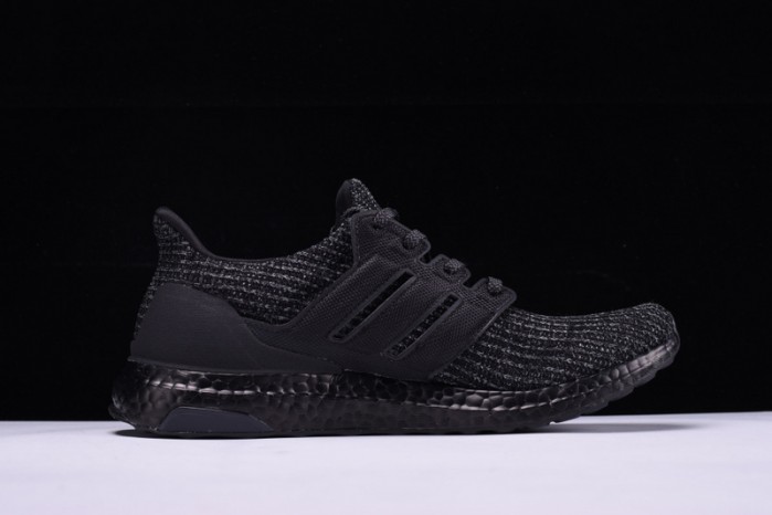 a*d*das ultra boost ultraboost 4.0 triple all black training running shoes bb6171