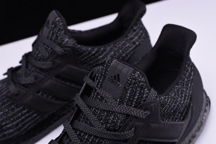 a*d*das ultra boost ultraboost 4.0 triple all black training running shoes bb6171