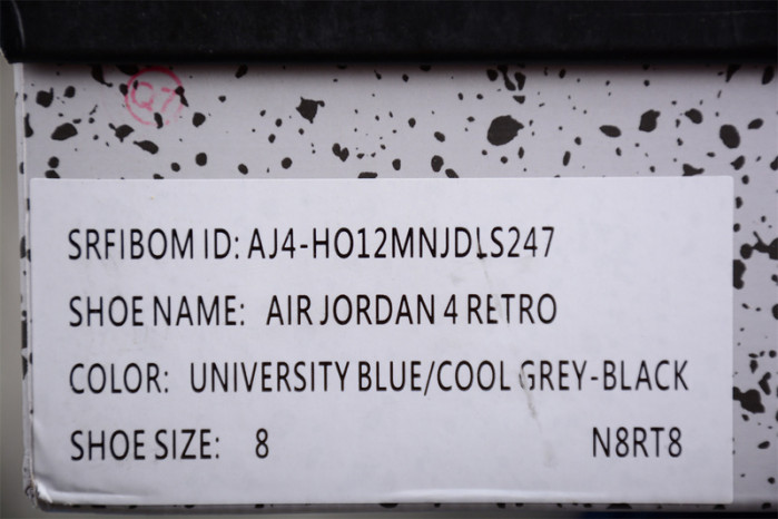 air jordan 4 retro unc pe blue