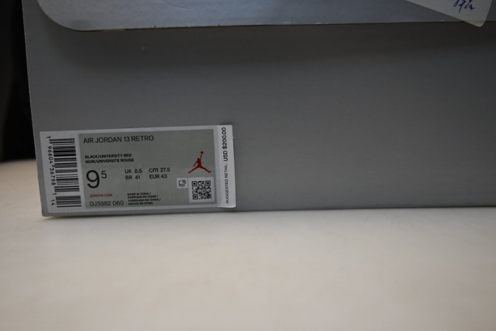 air jordan 13 retro black flint dj5982-060