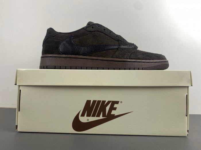 travis scott x air jordan 1 low og “velvet brown” dm7866-202.