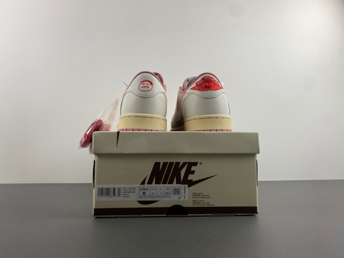 travis scott x air jordan 1 low og pink dm7866-600
