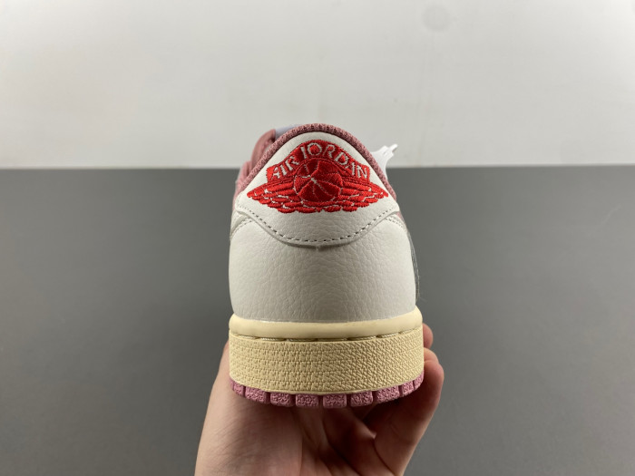 travis scott x air jordan 1 low og pink dm7866-600