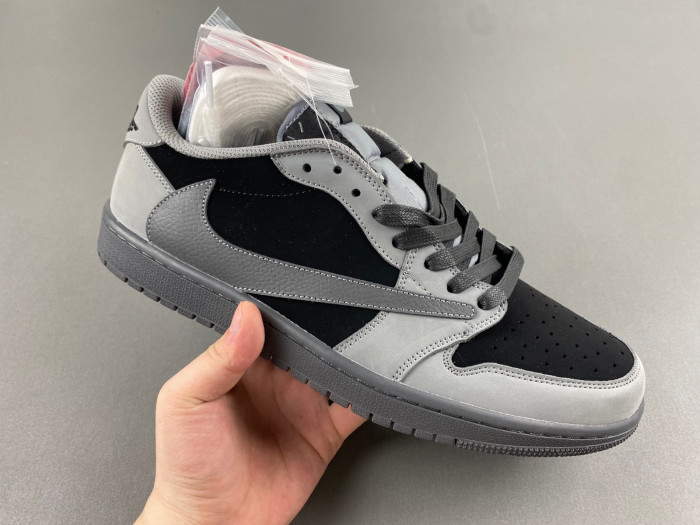 travis scott x air jordan 1 black grey dm7866-775