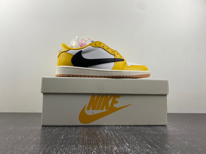 travis scott x air jordan 1 low og “canary dz4137-700