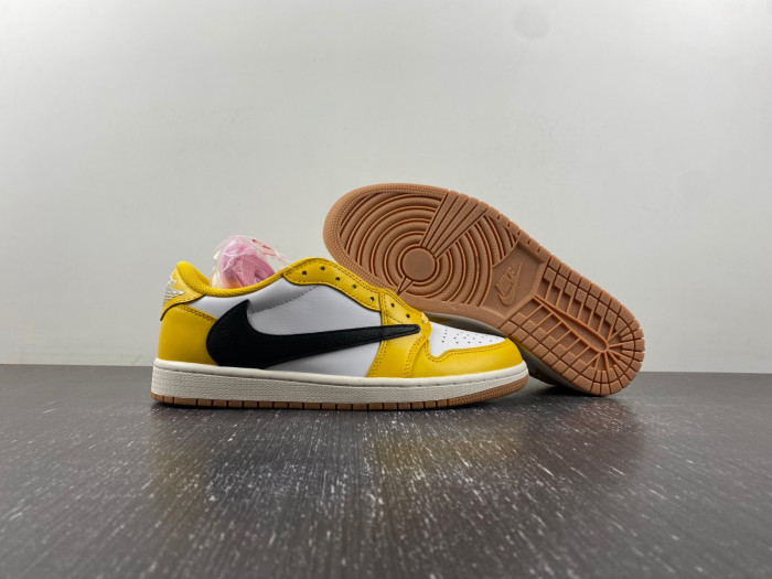 travis scott x air jordan 1 low og “canary dz4137-700