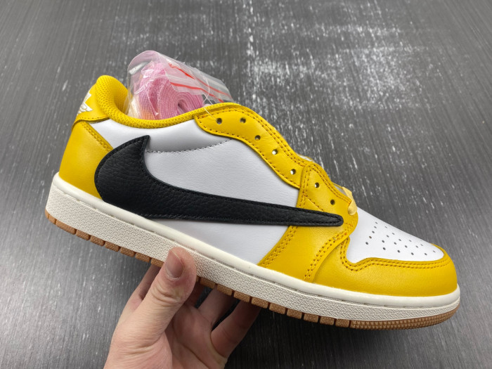 travis scott x air jordan 1 low og “canary dz4137-700