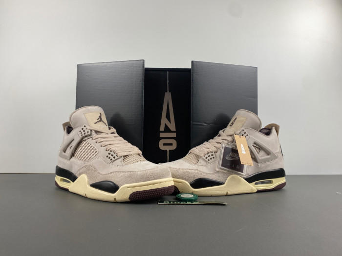 a ma maniere x air jordan 4 fossil stone fz4810-200