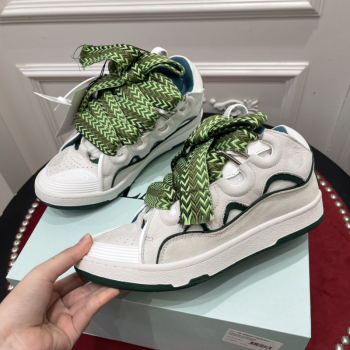 lanv1n leather curb sneakers