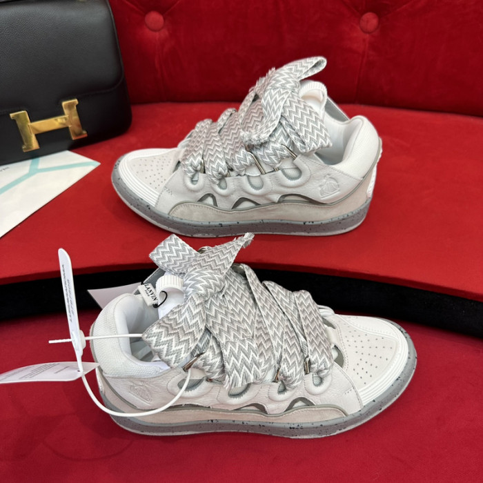 lanv1n leather curb sneakers