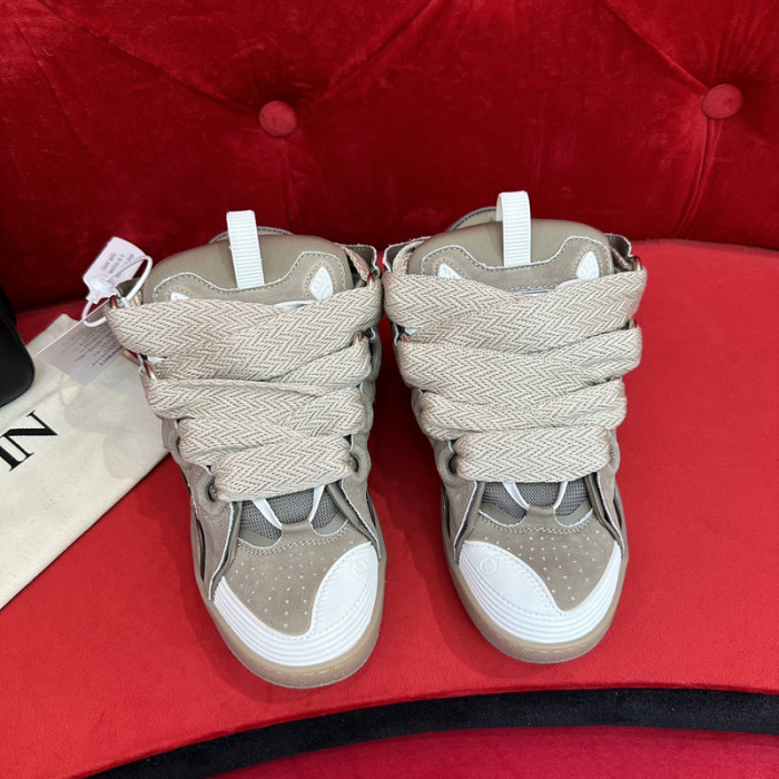 lanv1n leather curb sneakers