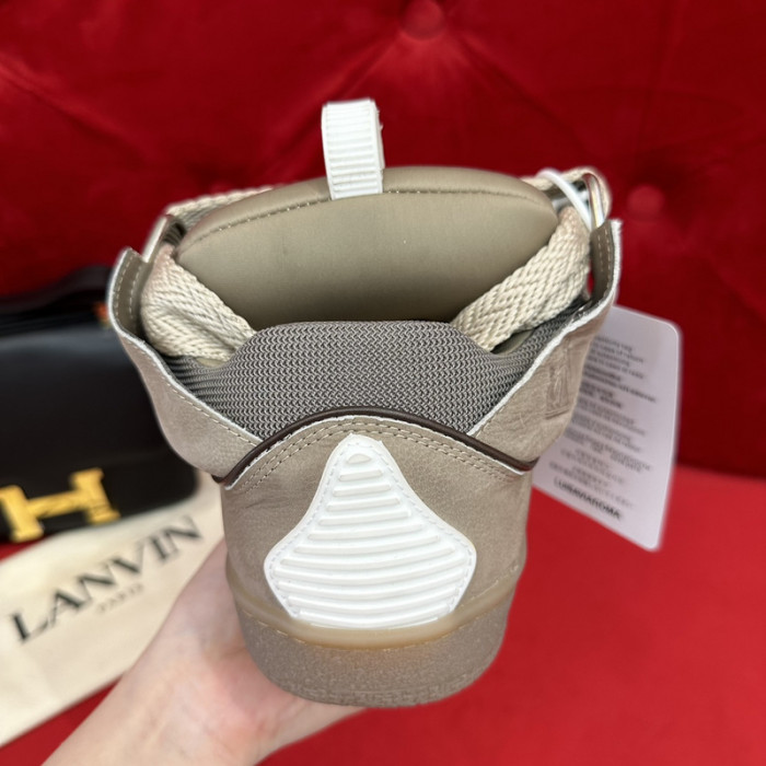 lanv1n leather curb sneakers