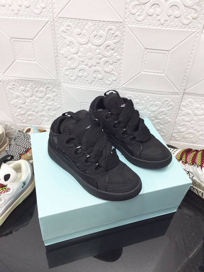 lanv1n leather curb sneakers