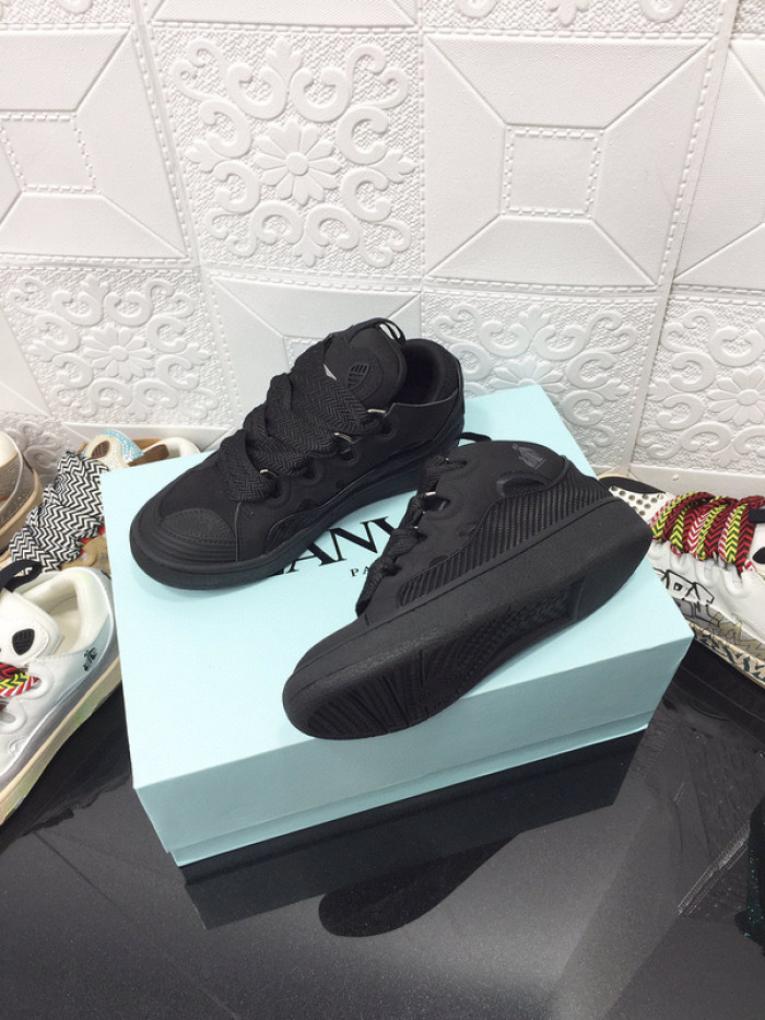 lanv1n leather curb sneakers