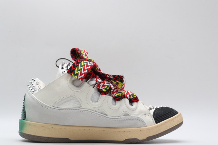 lanv1n leather curb sneakers