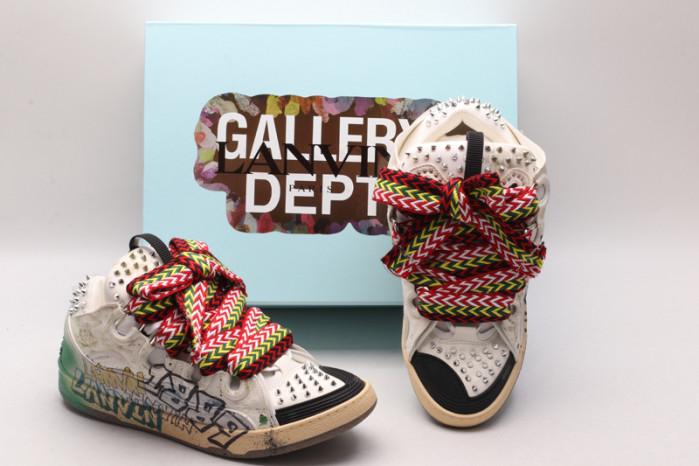 lanv1n leather curb sneakers