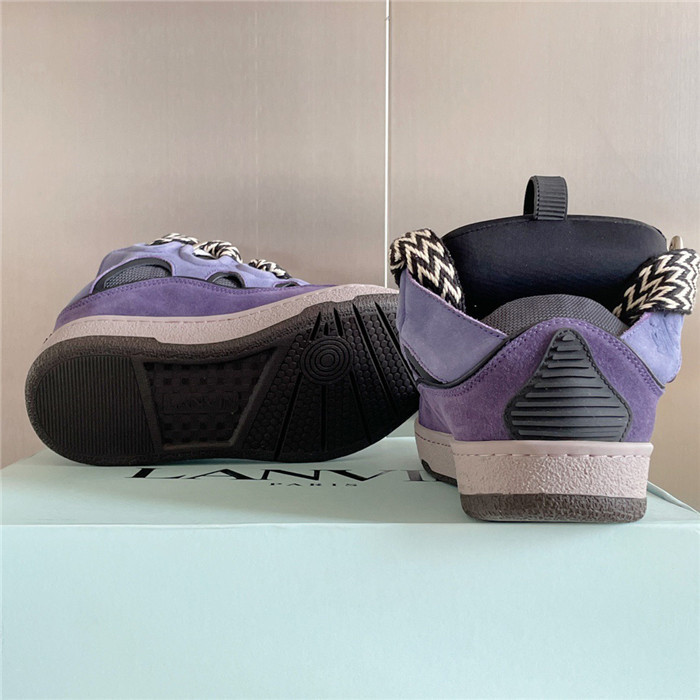 lanv1n leather curb sneakers