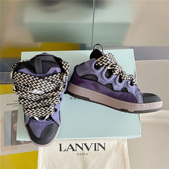 lanv1n leather curb sneakers