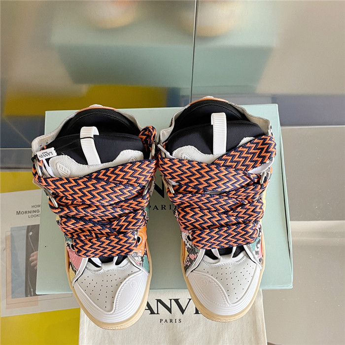 lanv1n leather curb sneakers