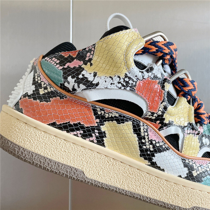 lanv1n leather curb sneakers