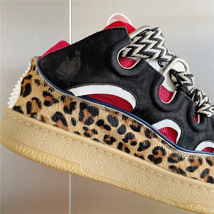 lanv1n leather curb sneakers