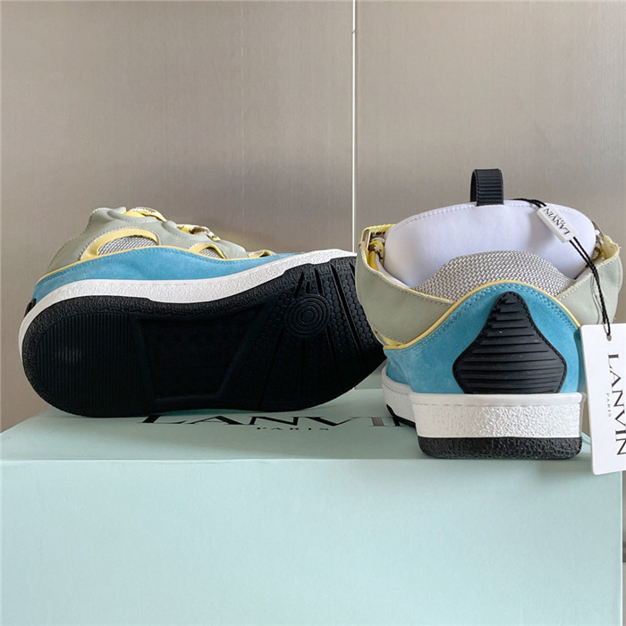 lanv1n leather curb sneakers