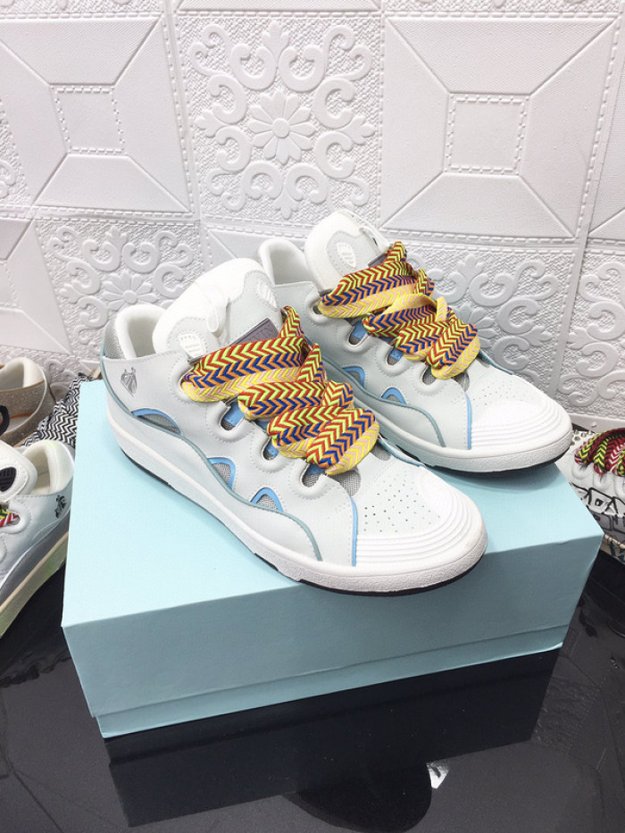 lanv1n leather curb sneakers