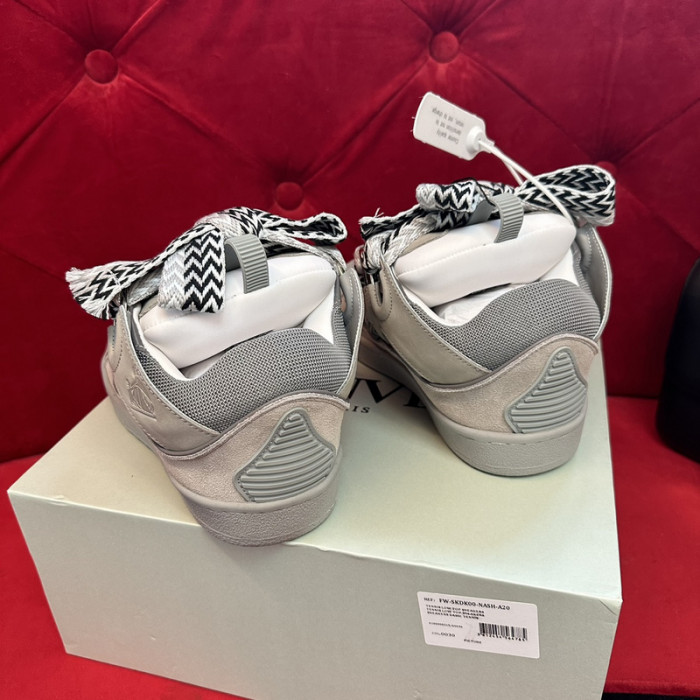 lanv1n leather curb sneakers