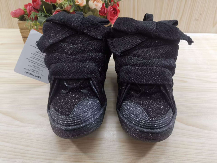 lanv1n leather curb sneakers