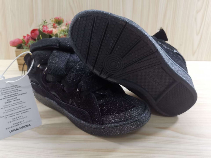 lanv1n leather curb sneakers